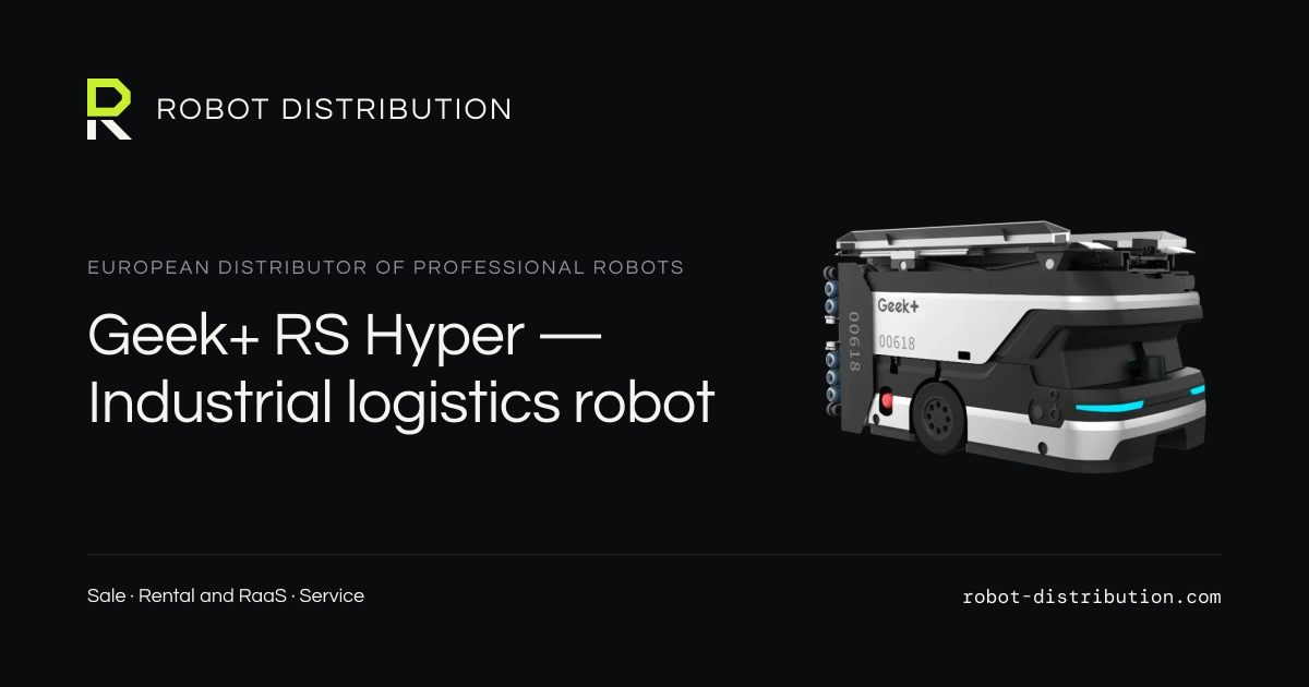 Hyper Developed Robots Geek+ RS Hyper — Industrial logistics robot